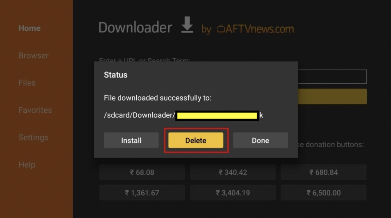 Delete OnStream APK on Android - LATEST