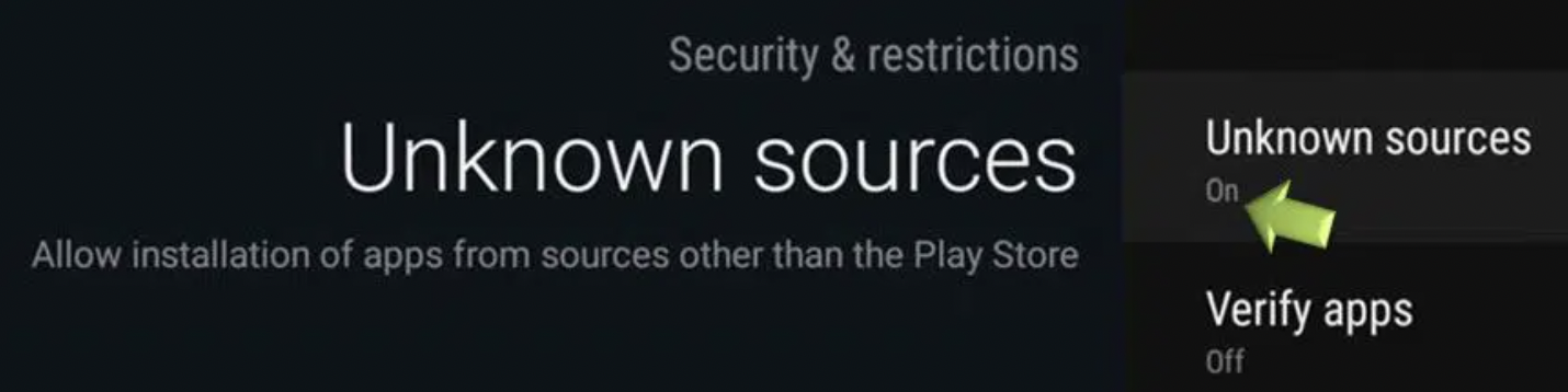 Enable Unknown Sources on Android TV FREE - OnStream