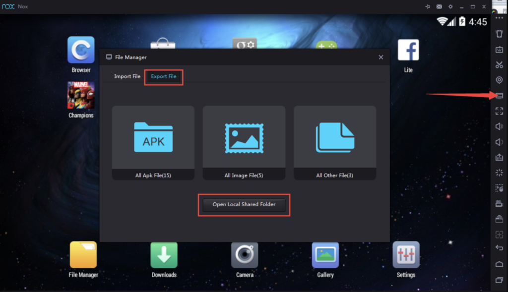 Drag and Drop OnStream APK on Mac: Nox Player - FREE